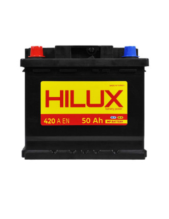 Автомобільний акумулятор HILUX Black 50Ah 420A L+ (лівий +) L1