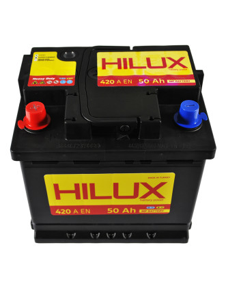 Автомобільний акумулятор HILUX Black 50Ah 420A L+ (лівий +) L1