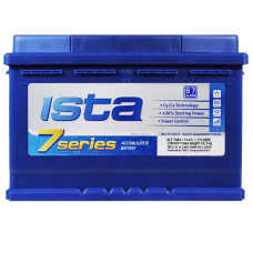 Автомобільний акумулятор ISTA 7 Series 74Ah 720A R+ (правий +) L3