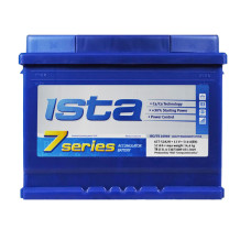 Автомобільний акумулятор ISTA 7 Series (L2B) 52Ah 510A R+ h=175