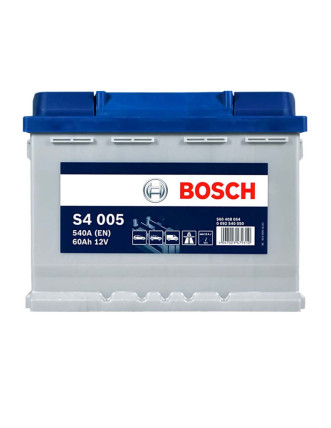 Автомобільний акумулятор BOSCH 60Ah 540A R+ (правий +) L2 (S40 050)