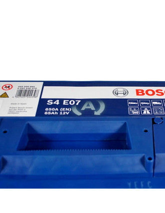 Автомобільний акумулятор BOSCH EFB 65Ah 650A R+ (правий +) LB3 (S4E 070) h=175