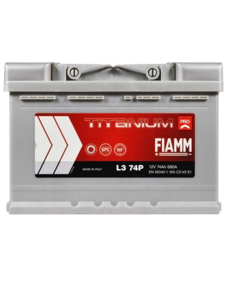 Автомобільний акумулятор FIAMM Titanium Pro 74Аh 680А R+ (правий +) L3