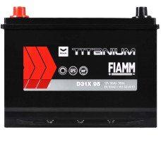 Автомобільний акумулятор FIAMM Titanium Black Asia 95Аh 760А L+ (лівий +) D31