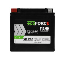 Автомобільний акумулятор FIAMM Ecoforce AGM 12Аh 200А L+ (лівий +)