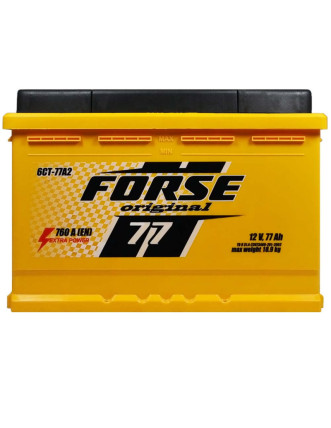 Автомобільний акумулятор FORSE 77Ah 760A R+ (правий +)