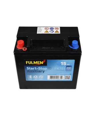 Допоміжний акумулятор FULMEN Start-Stop 15Ah 200A L+ (лівий +) FK151