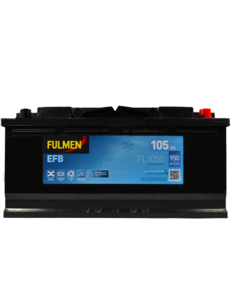 Автомобільний акумулятор FULMEN (FL1050) Start-Stop EFB (L6) 105Ah 950A R+