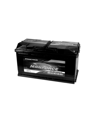Автомобільний акумулятор MANFORСE 90Ah 850A R+ (правий +) MF L4B