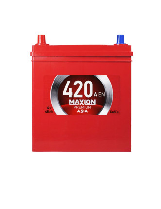 Автомобільний акумулятор MAXION Premium Asia 45Ah 420A L+ (лівий +) NS40