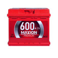 Автомобільний акумулятор MAXION Premium 60Аh 600A L+ (лівий +) TR L2