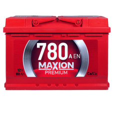 Автомобільний акумулятор MAXION Premium 80 Аh 780A R+ (правий +) TR L3