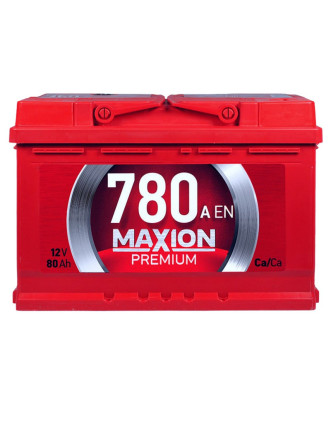 Автомобільний акумулятор MAXION Premium 80 Аh 780A R+ (правий +) TR L3