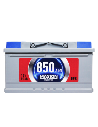 Автомобільний акумулятор MAXION EFB 90Ah 850A R+ (правий +) MF LB4