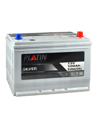 Автомобільний акумулятор PLATIN Silver Asia 100Ah 920A R+ (правий +) SMF