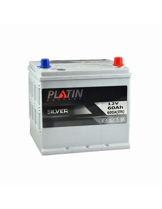 Автомобільний акумулятор PLATIN Silver Asia 60Ah 600A R+ (правий +) SMF