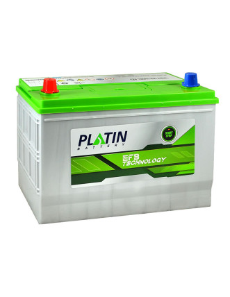 Автомобільний акумулятор PLATIN EFB Asia 100Ah 830A L+ (лівий +) SMF