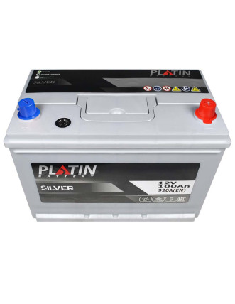 Автомобільний акумулятор PLATIN Silver Asia 100Ah 920A R+ (правий +) SMF