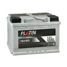 Автомобільний акумулятор PLATIN Silver 75Ah 750A L+ (лівий +) MF