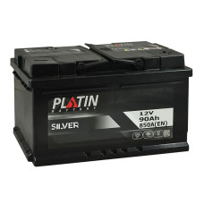 Автомобільний акумулятор PLATIN Silver 90Ah 850A R+ (правий +) MF