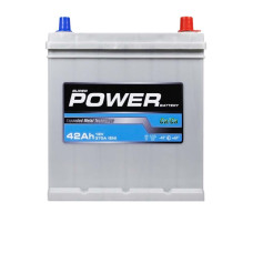 Автомобільний акумулятор POWER Silver Asia 42Ah 370A R+ (правий +) NS40 SMF н. до.