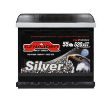 Автомобільний акумулятор SZNAJDER Silver 55Ah 520A L+ (лівий +) L1 (555 85)
