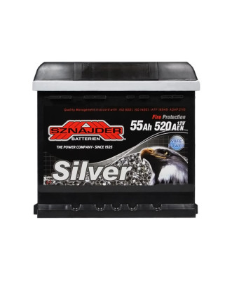 Автомобільний акумулятор SZNAJDER Silver 55Ah 520A L+ (лівий +) L1 (555 85)