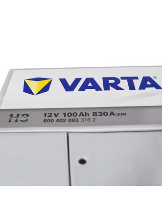 Автомобільний акумулятор VARTA Silver Dynamic 100Ah 830A R+ (правий +) H3