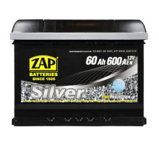 Автомобільний акумулятор ZAP Silver 60Ah 600A R+ (правий +) L2 (560 85)