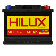 Автомобільний акумулятор HILUX Black 60Ah 510A R+ (правий +) L2