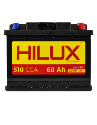 Автомобільний акумулятор HILUX Black 60Ah 510A R+ (правий +) L2
