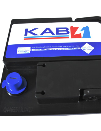 Автомобільний акумулятор KAB Blue SMF (L5) 100Ah 830A R+