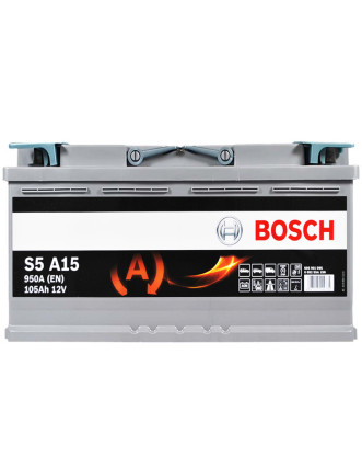 Автомобільний акумулятор BOSCH AGM (S5A 150) (L6) 105Ah 950A R+