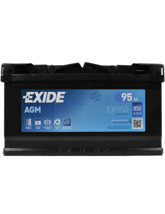 Автомобільний акумулятор EXIDE (EK950) Start-Stop AGM 95Аh 850A R+