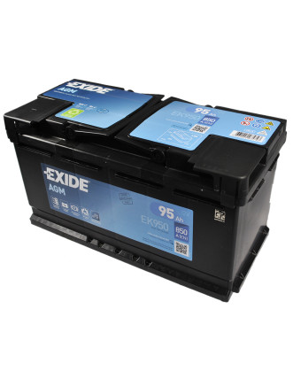 Автомобільний акумулятор EXIDE (EK950) Start-Stop AGM 95Аh 850A R+