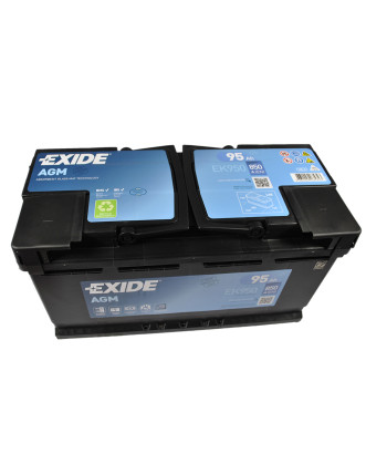 Автомобільний акумулятор EXIDE (EK950) Start-Stop AGM 95Аh 850A R+