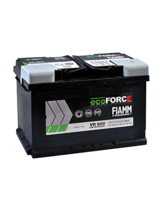 Автомобільний акумулятор FIAMM Ecoforce AGM 60Аh 680А R+ (правий +)