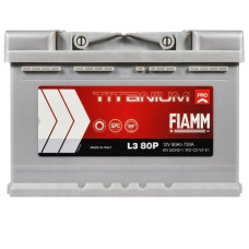 Автомобільний акумулятор FIAMM Titanium Pro 80Аh 730А R+ (правий +) L3
