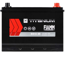 Автомобільний акумулятор FIAMM Titanium Black Asia 95Аh 760А R+ (правий +) D31