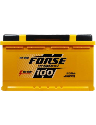 Автомобільний акумулятор FORSE 100Ah 850A R+ (правий +)