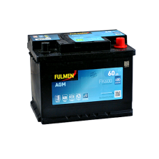Автомобільний акумулятор FULMEN Start-Stop AGM 60Ah 680A R+ (правий +)