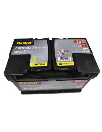 Автомобільний акумулятор FULMEN (FA722) Formula Xtreme (LB3) 72Ah 720A R+ h=175