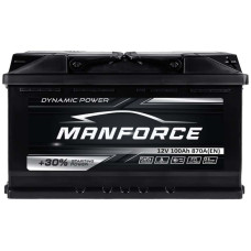 Автомобільний акумулятор MANFORСE 100Ah 870A R+ (правий +) MF L5