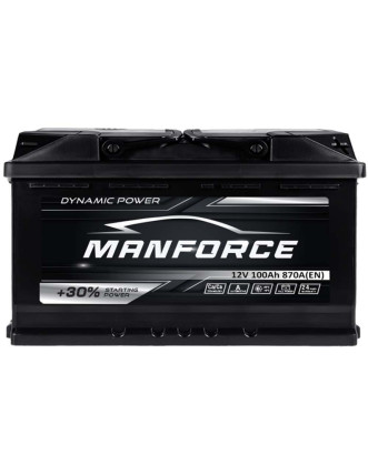Автомобільний акумулятор MANFORСE 100Ah 870A R+ (правий +) MF L5