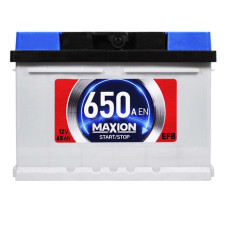 Автомобільний акумулятор MAXION EFB 65Ah 650A R+ (правий +) SMF L2B