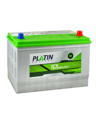 Автомобільний акумулятор PLATIN EFB Asia 100Ah 830A R+ (правий +) SMF