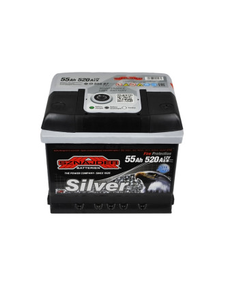 Автомобільний акумулятор SZNAJDER Silver 55Ah 520A R+ (правий +) LB1 (h=175)