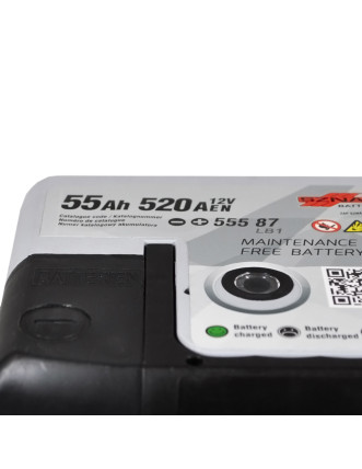 Автомобільний акумулятор SZNAJDER Silver 55Ah 520A R+ (правий +) LB1 (h=175)