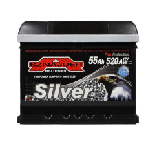 Автомобільний акумулятор SZNAJDER Silver 55Ah 520A R+ (правий +) LB1 (h=175)