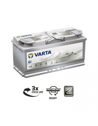 Автомобільний акумулятор VARTA Silver Dynamic AGM 105Ah 950А R+ (правий +) H15